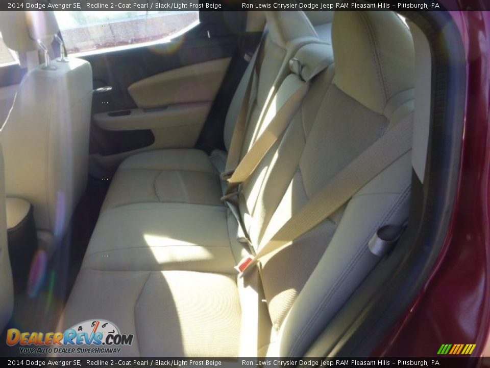 2014 Dodge Avenger SE Redline 2-Coat Pearl / Black/Light Frost Beige Photo #13