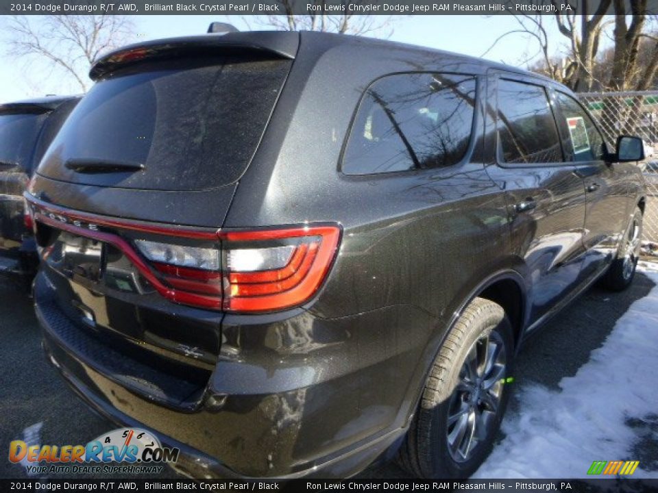 2014 Dodge Durango R/T AWD Brilliant Black Crystal Pearl / Black Photo #3