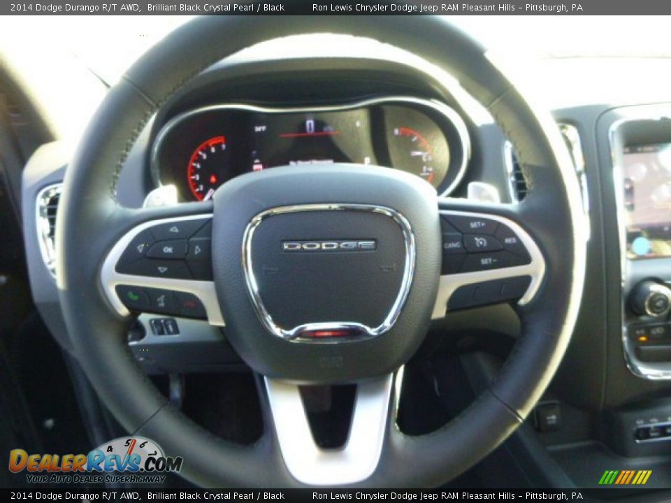 2014 Dodge Durango R/T AWD Brilliant Black Crystal Pearl / Black Photo #16