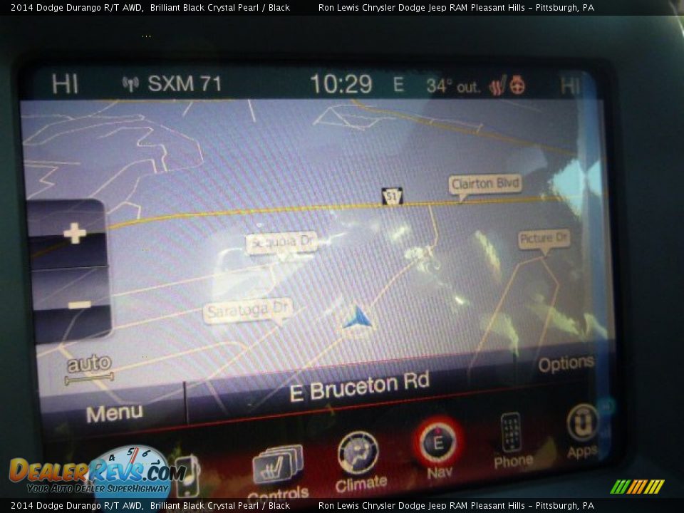 2014 Dodge Durango R/T AWD Brilliant Black Crystal Pearl / Black Photo #17
