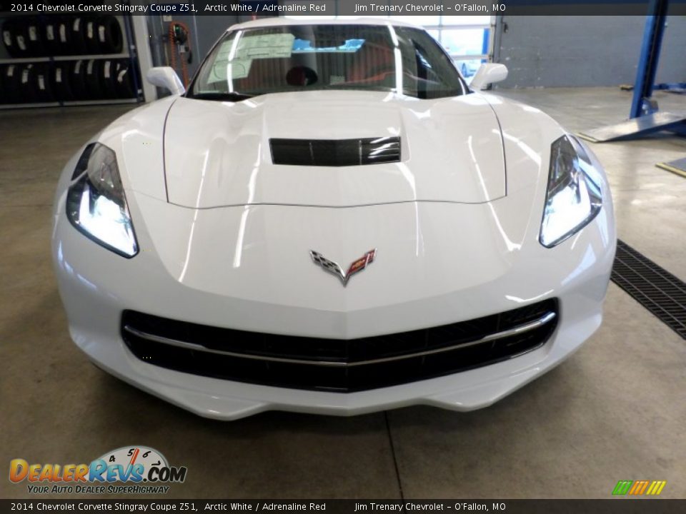 Arctic White 2014 Chevrolet Corvette Stingray Coupe Z51 Photo #2