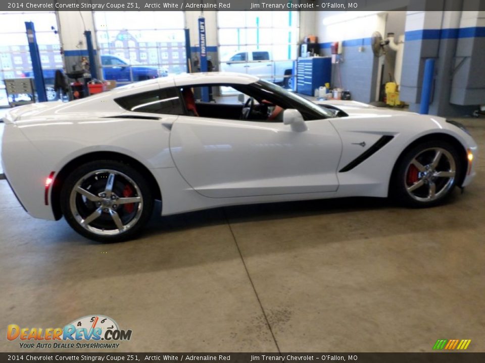 Arctic White 2014 Chevrolet Corvette Stingray Coupe Z51 Photo #4