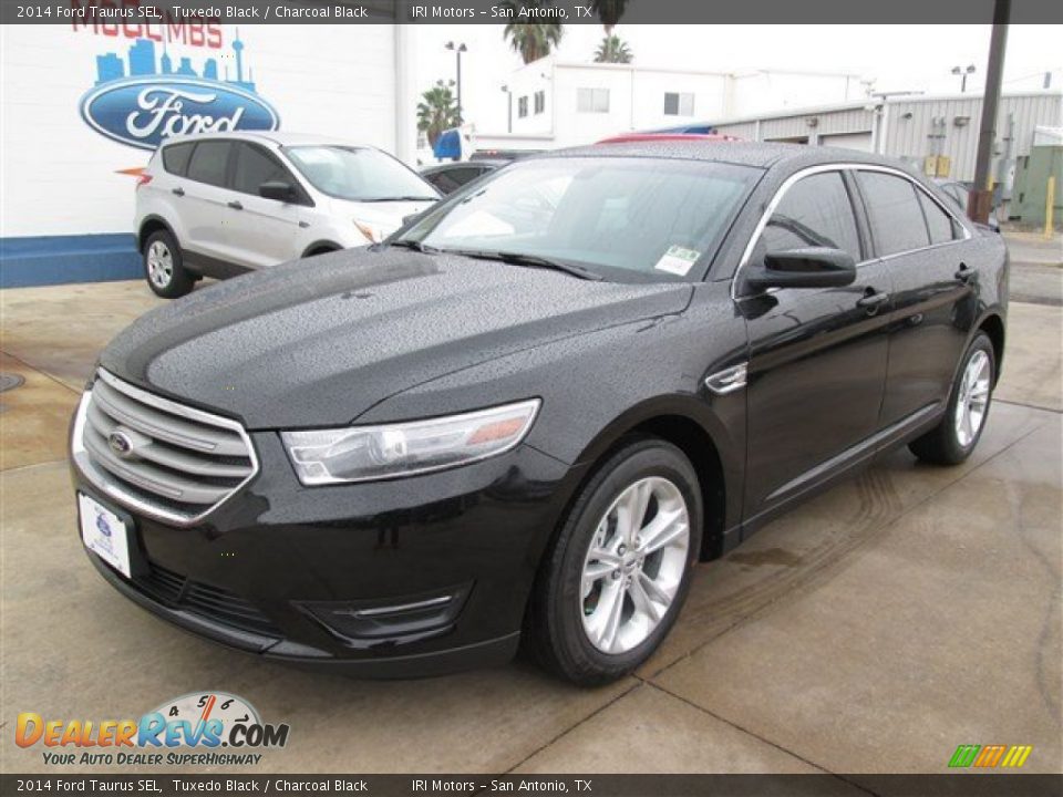 2014 Ford Taurus SEL Tuxedo Black / Charcoal Black Photo #1