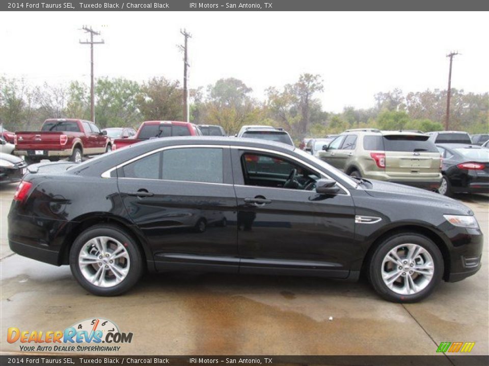 2014 Ford Taurus SEL Tuxedo Black / Charcoal Black Photo #6