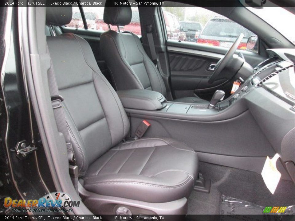 2014 Ford Taurus SEL Tuxedo Black / Charcoal Black Photo #9
