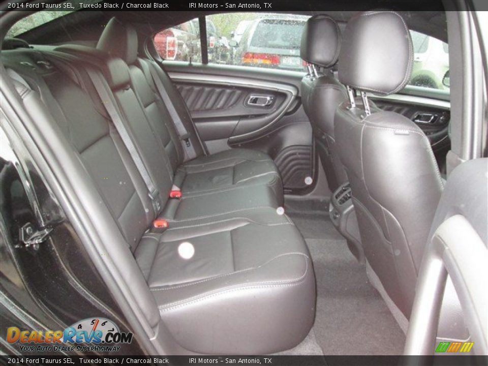 2014 Ford Taurus SEL Tuxedo Black / Charcoal Black Photo #12