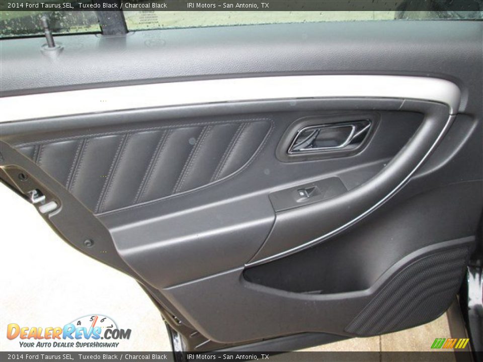 2014 Ford Taurus SEL Tuxedo Black / Charcoal Black Photo #14