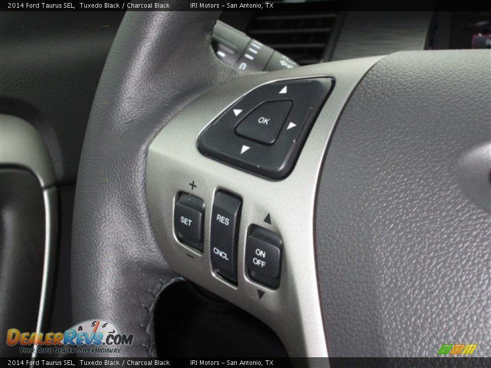 2014 Ford Taurus SEL Tuxedo Black / Charcoal Black Photo #16