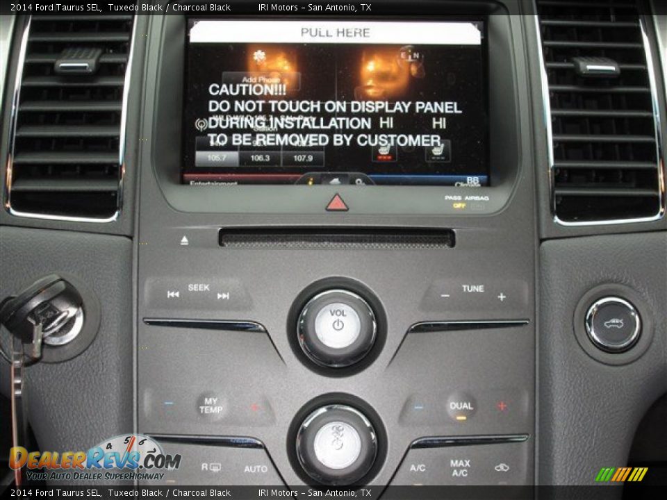 2014 Ford Taurus SEL Tuxedo Black / Charcoal Black Photo #18