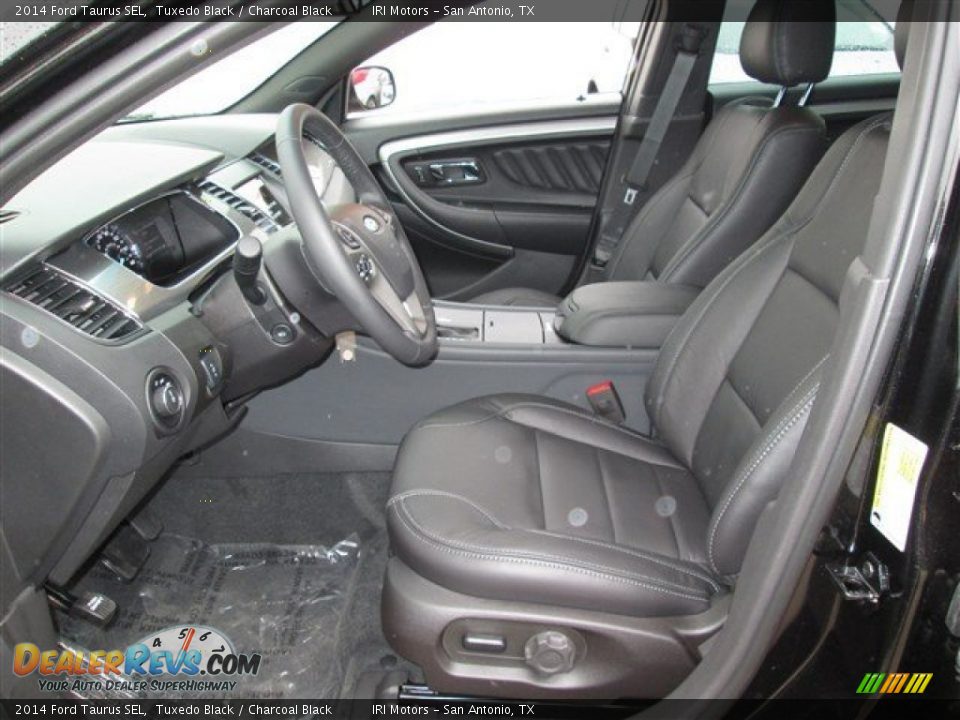 2014 Ford Taurus SEL Tuxedo Black / Charcoal Black Photo #21