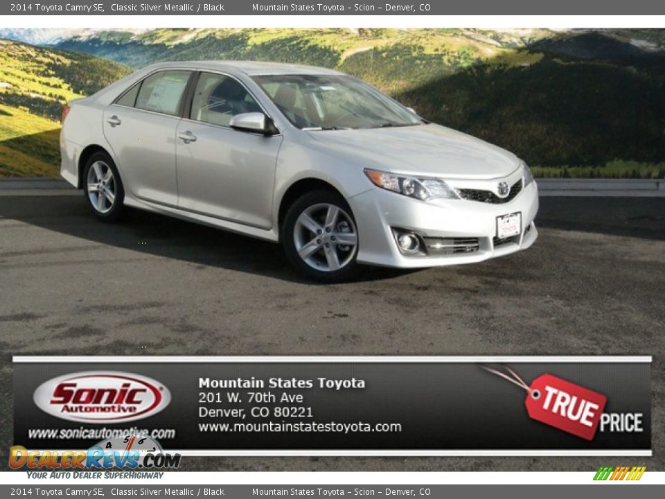 2014 Toyota Camry SE Classic Silver Metallic / Black Photo #1