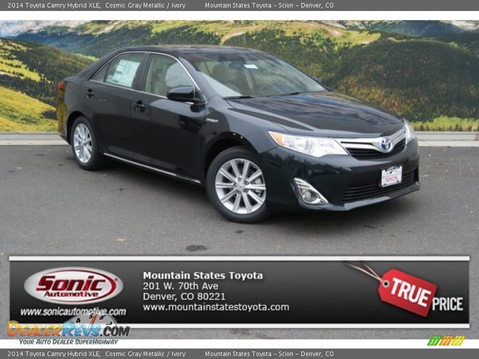 2014 Toyota Camry Hybrid XLE Cosmic Gray Metallic / Ivory Photo #1