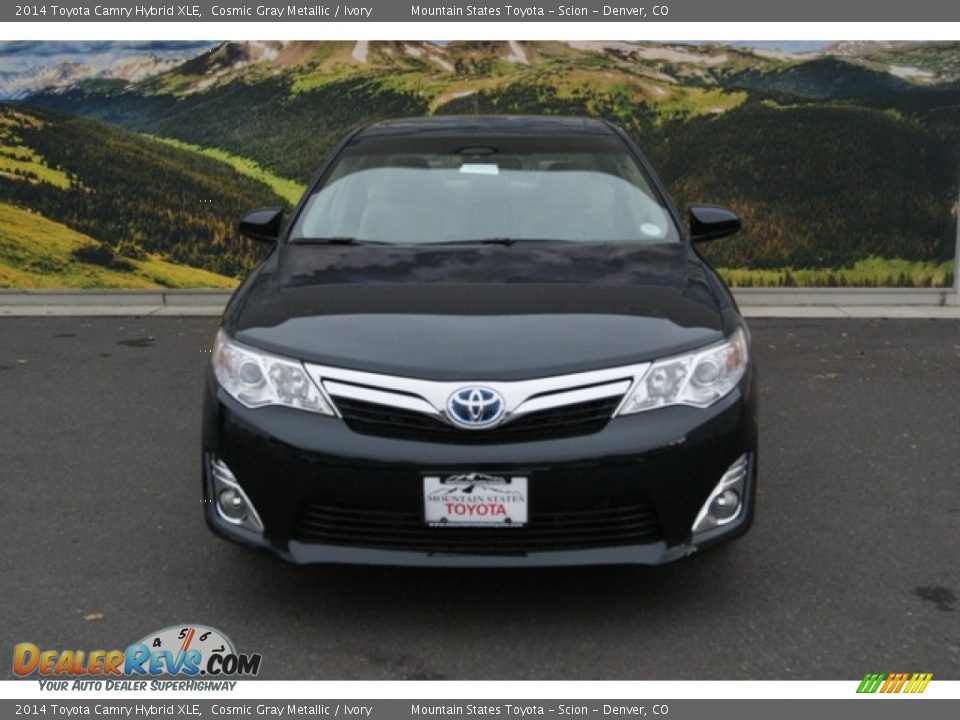 2014 Toyota Camry Hybrid XLE Cosmic Gray Metallic / Ivory Photo #2