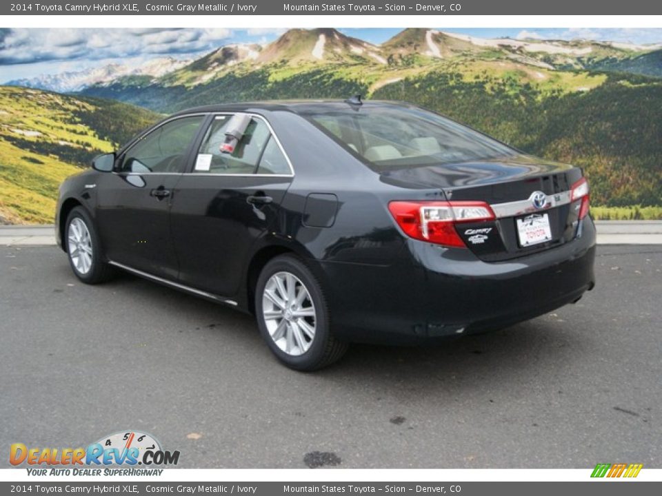 2014 Toyota Camry Hybrid XLE Cosmic Gray Metallic / Ivory Photo #3