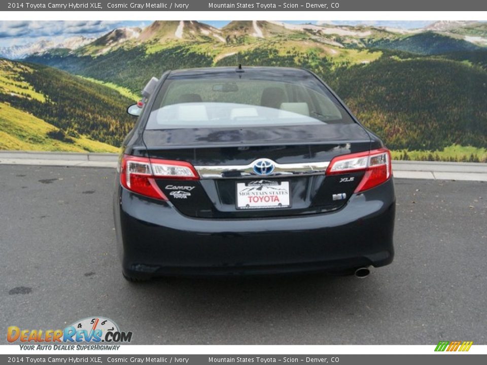2014 Toyota Camry Hybrid XLE Cosmic Gray Metallic / Ivory Photo #4