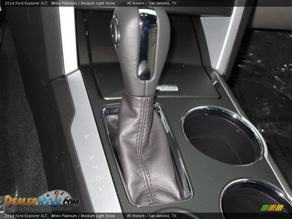 2014 Ford Explorer XLT White Platinum / Medium Light Stone Photo #20