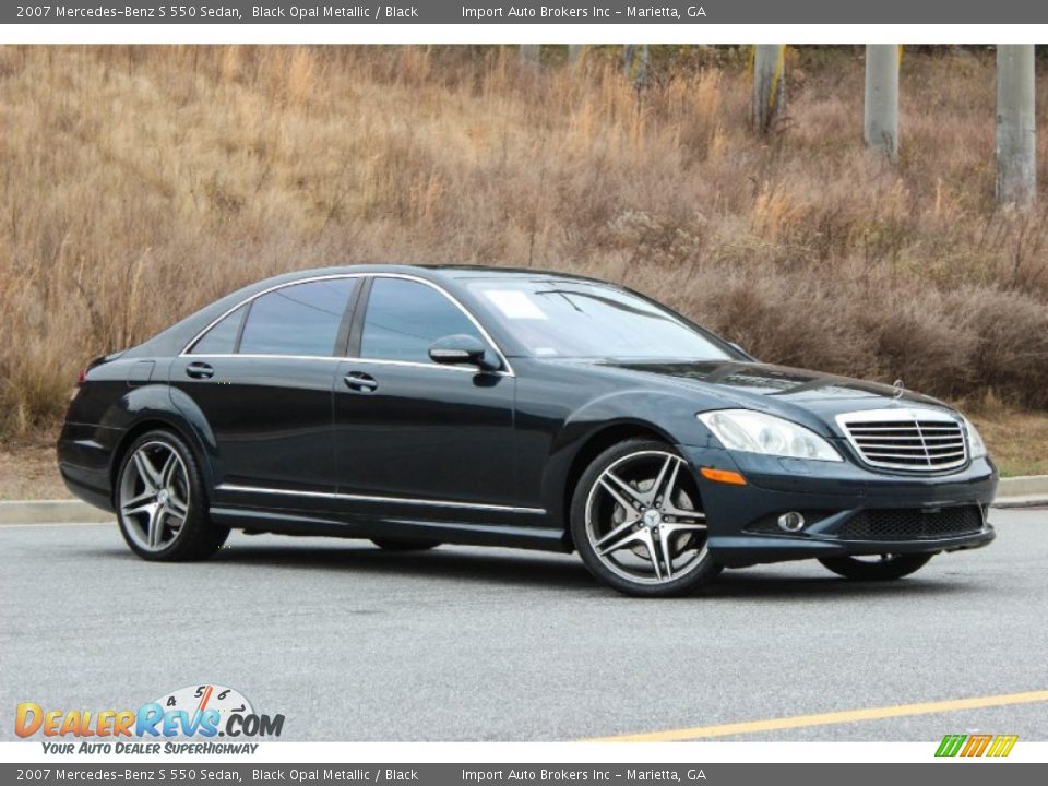 Black Opal Metallic 2007 Mercedes-Benz S 550 Sedan Photo #4