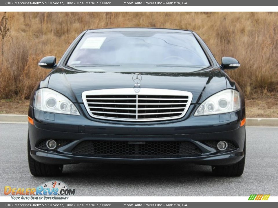 2007 Mercedes-Benz S 550 Sedan Black Opal Metallic / Black Photo #5