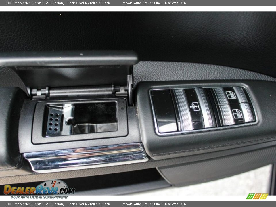 2007 Mercedes-Benz S 550 Sedan Black Opal Metallic / Black Photo #24