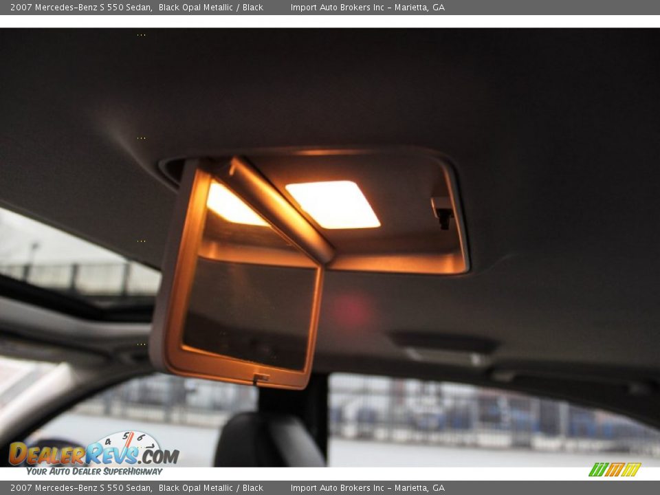 2007 Mercedes-Benz S 550 Sedan Black Opal Metallic / Black Photo #25