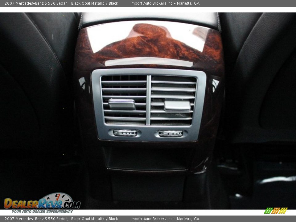 2007 Mercedes-Benz S 550 Sedan Black Opal Metallic / Black Photo #31