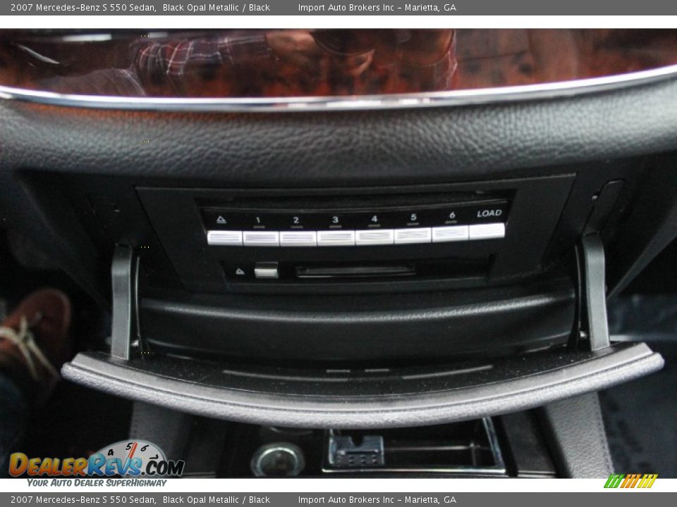 2007 Mercedes-Benz S 550 Sedan Black Opal Metallic / Black Photo #34