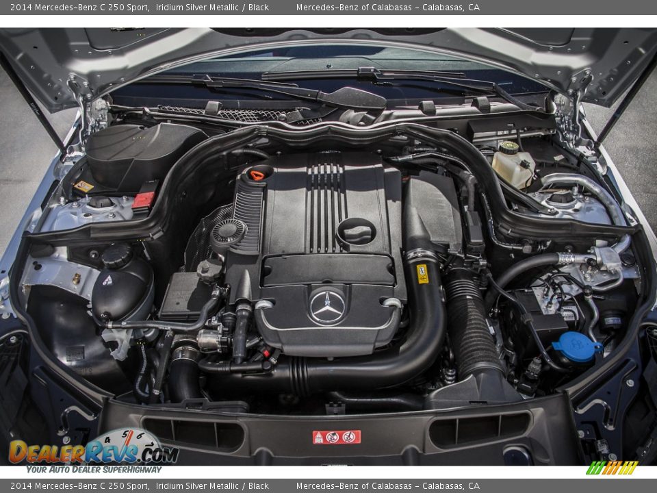 2014 Mercedes-Benz C 250 Sport Iridium Silver Metallic / Black Photo #9