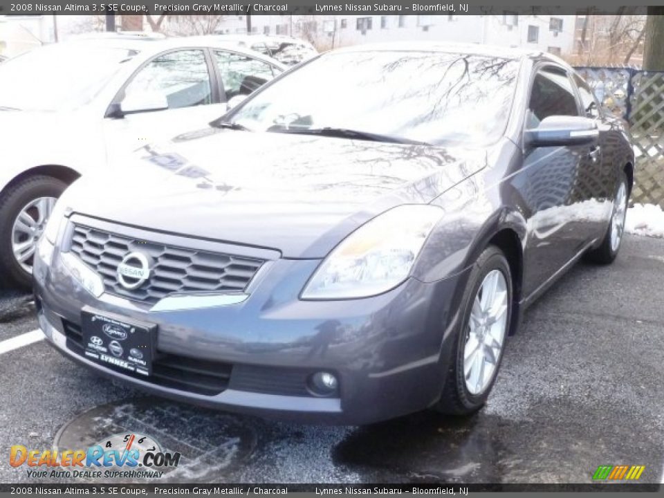 2008 Nissan Altima 3.5 SE Coupe Precision Gray Metallic / Charcoal Photo #3