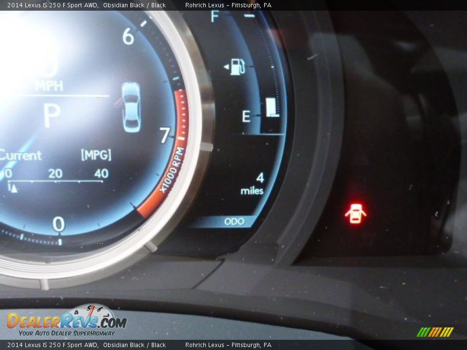 2014 Lexus IS 250 F Sport AWD Obsidian Black / Black Photo #20