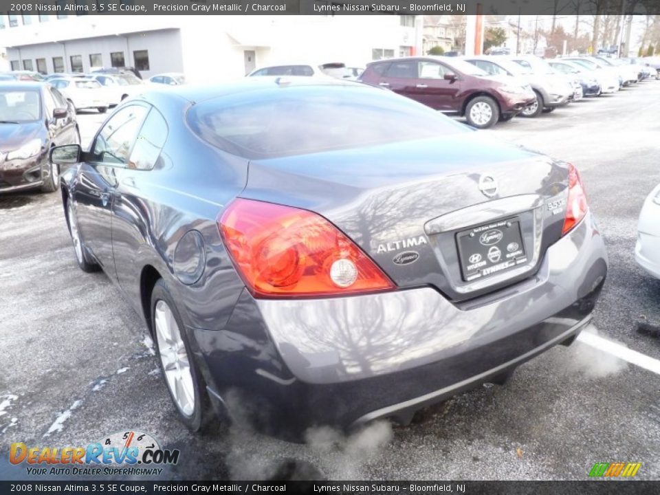 2008 Nissan Altima 3.5 SE Coupe Precision Gray Metallic / Charcoal Photo #4