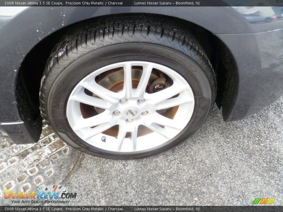 2008 Nissan Altima 3.5 SE Coupe Precision Gray Metallic / Charcoal Photo #8