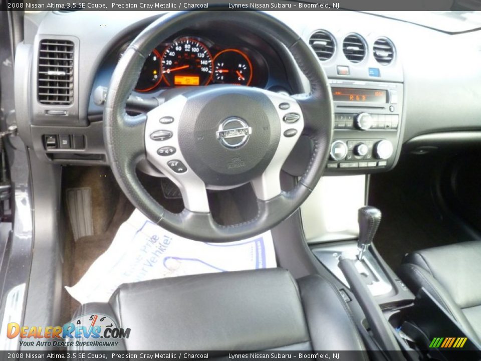 2008 Nissan Altima 3.5 SE Coupe Precision Gray Metallic / Charcoal Photo #12