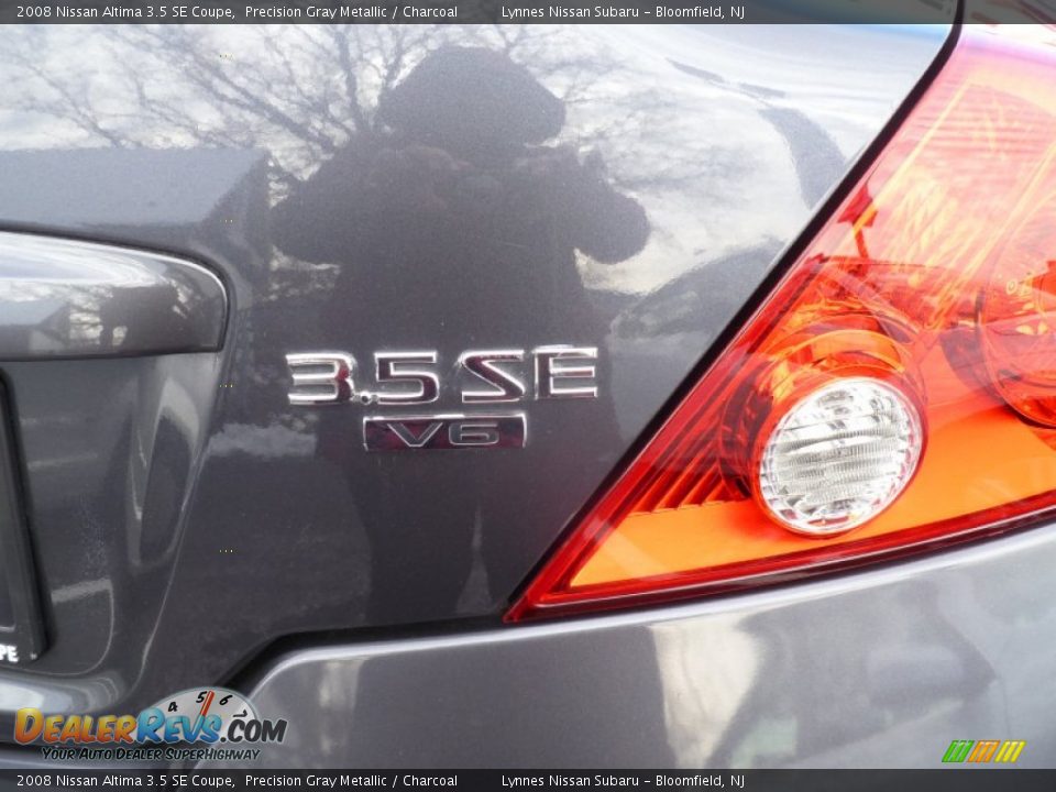 2008 Nissan Altima 3.5 SE Coupe Precision Gray Metallic / Charcoal Photo #17