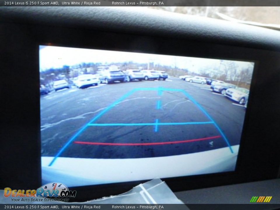 2014 Lexus IS 250 F Sport AWD Ultra White / Rioja Red Photo #18