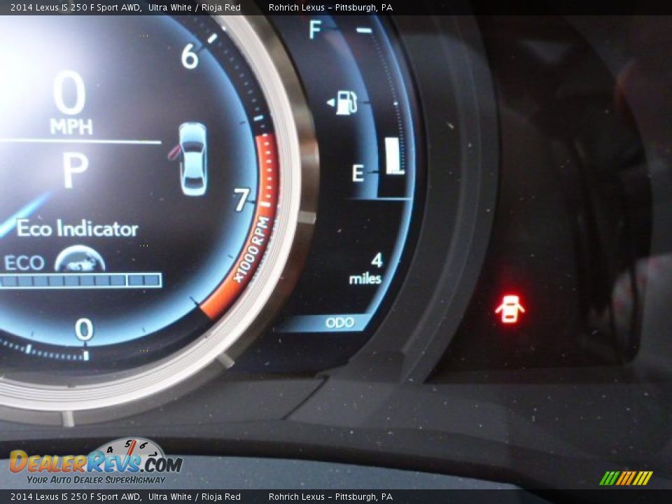 2014 Lexus IS 250 F Sport AWD Ultra White / Rioja Red Photo #20