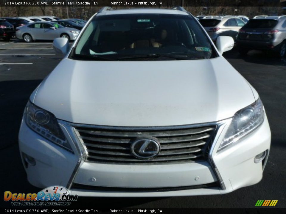 2014 Lexus RX 350 AWD Starfire Pearl / Saddle Tan Photo #6