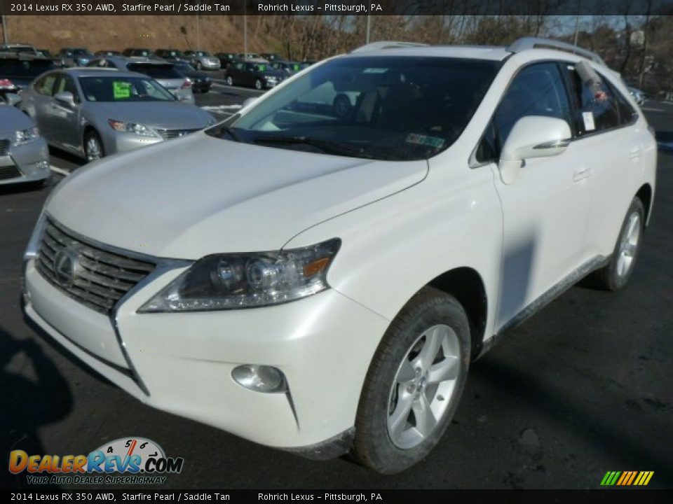 2014 Lexus RX 350 AWD Starfire Pearl / Saddle Tan Photo #7