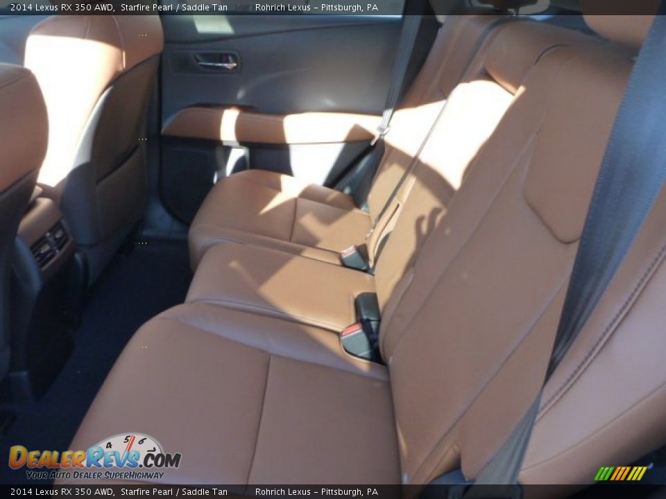 2014 Lexus RX 350 AWD Starfire Pearl / Saddle Tan Photo #10