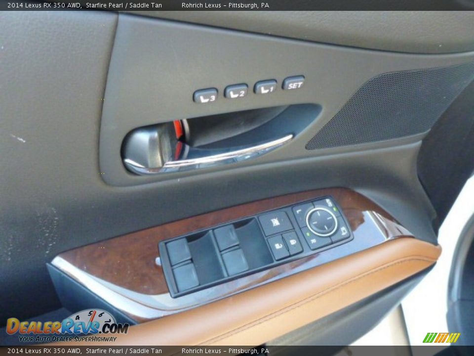 2014 Lexus RX 350 AWD Starfire Pearl / Saddle Tan Photo #12