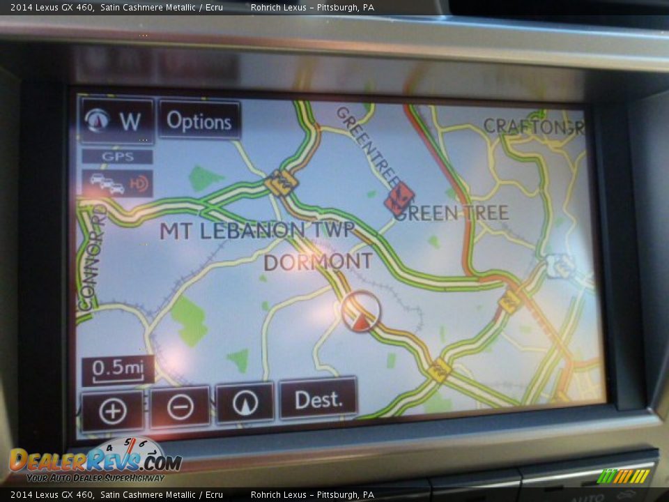 2014 Lexus GX 460 Satin Cashmere Metallic / Ecru Photo #15