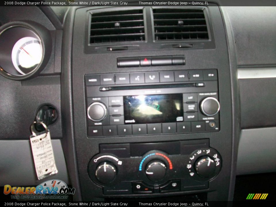 2008 Dodge Charger Police Package Stone White / Dark/Light Slate Gray Photo #15