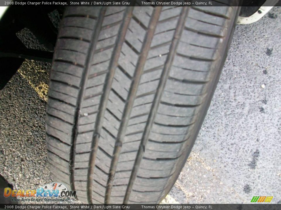 2008 Dodge Charger Police Package Stone White / Dark/Light Slate Gray Photo #18