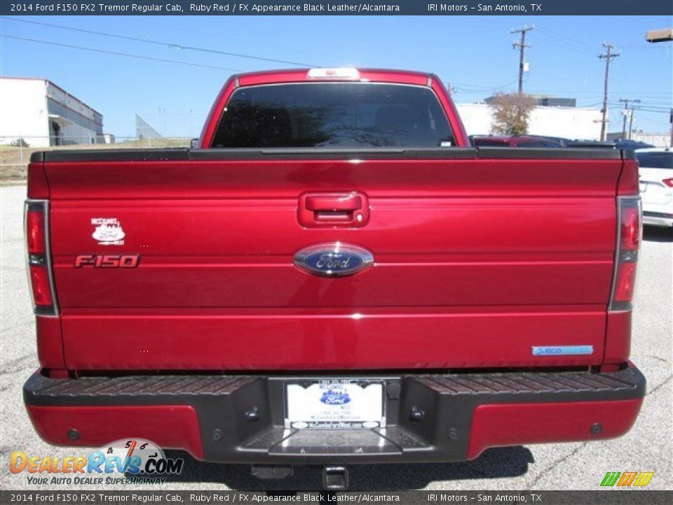 2014 Ford F150 FX2 Tremor Regular Cab Ruby Red / FX Appearance Black Leather/Alcantara Photo #4