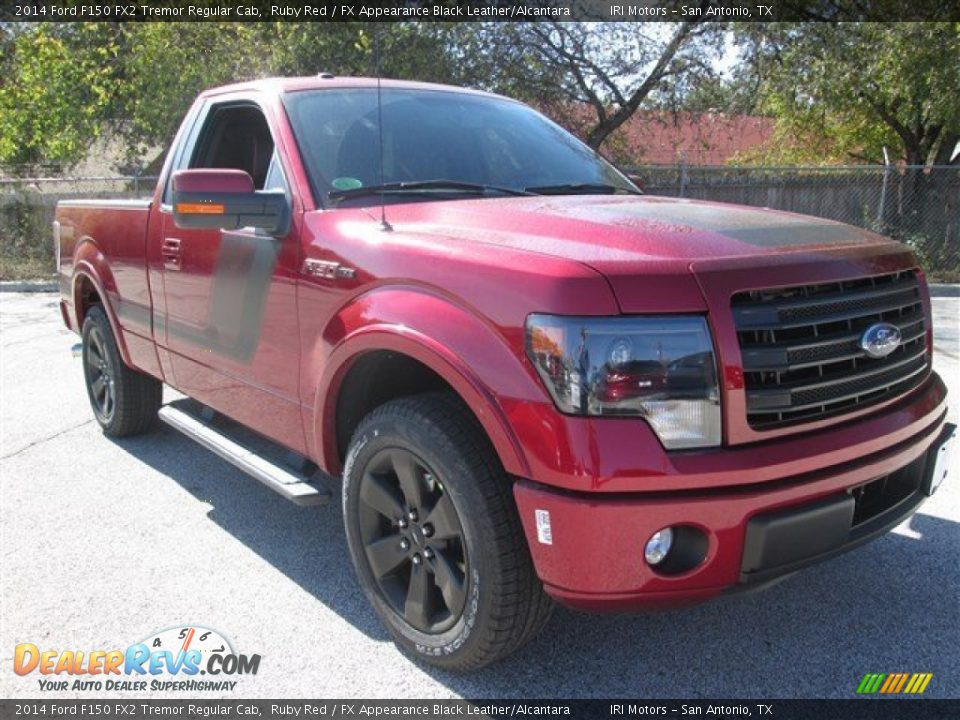 Front 3/4 View of 2014 Ford F150 FX2 Tremor Regular Cab Photo #8