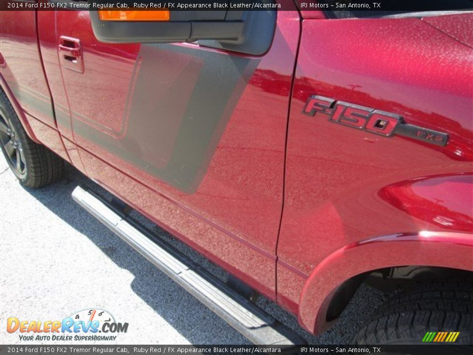 2014 Ford F150 FX2 Tremor Regular Cab Ruby Red / FX Appearance Black Leather/Alcantara Photo #10