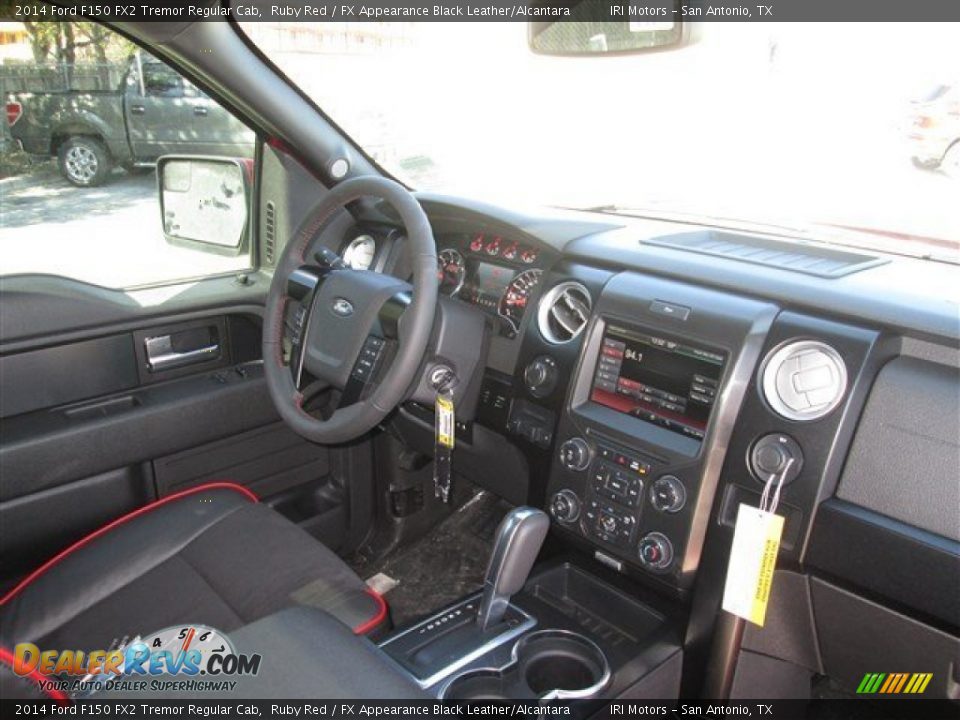2014 Ford F150 FX2 Tremor Regular Cab Ruby Red / FX Appearance Black Leather/Alcantara Photo #13