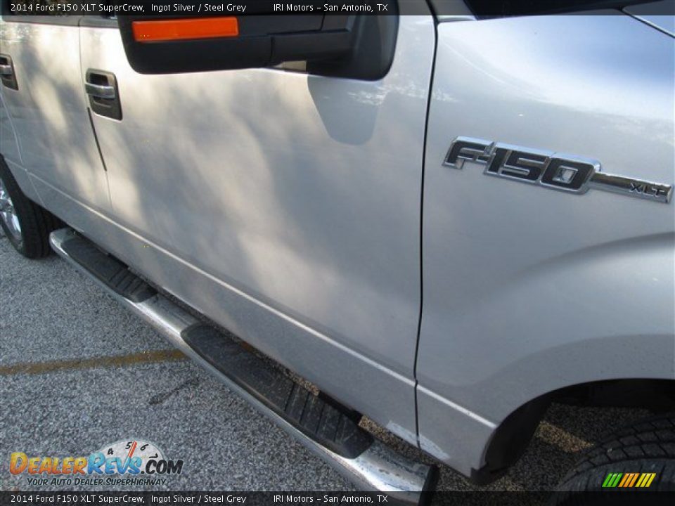 2014 Ford F150 XLT SuperCrew Ingot Silver / Steel Grey Photo #9
