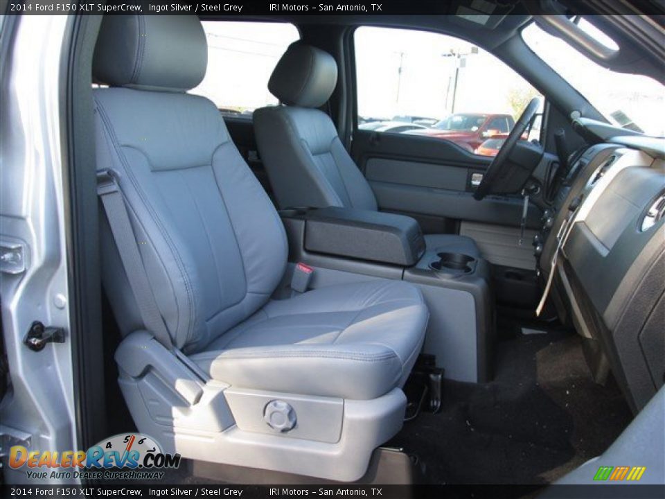 Front Seat of 2014 Ford F150 XLT SuperCrew Photo #10