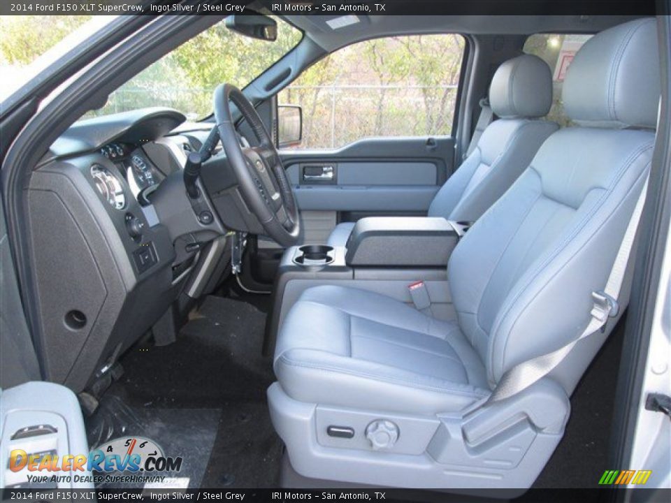 Front Seat of 2014 Ford F150 XLT SuperCrew Photo #19