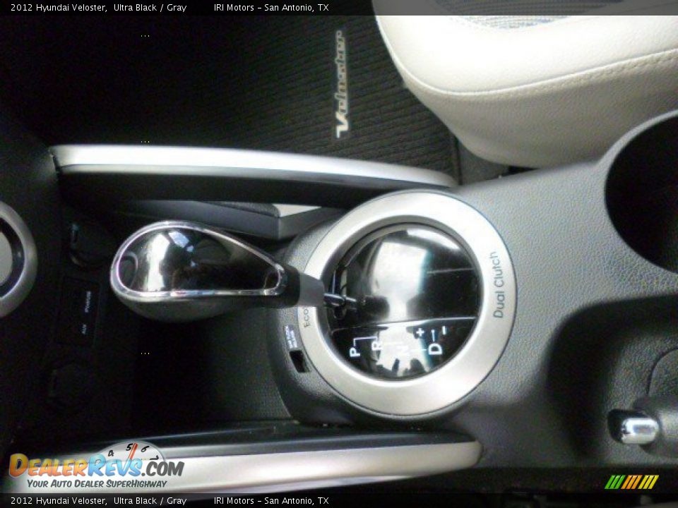 2012 Hyundai Veloster Ultra Black / Gray Photo #10